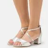 Anna Field LEATHER - Riemensandalette - Silver -Anna Field Geschäft 13f67b49900b4687a1482ec184528330