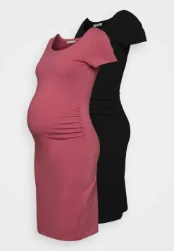 Anna Field MAMA 2 PACK - Etuikleid - Black/pink -Anna Field Geschäft 1a06bd76a0dc49178bdc2331c8ea7b33