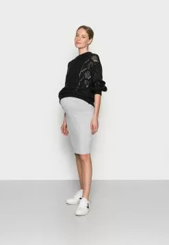 Anna Field MAMA 2 PACK - Etuikleid - Light Grey/black