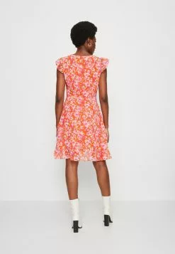 Anna Field VOLANT SHORT DRESS - Freizeitkleid - Red/multicoloured 4 Anna Field VOLANT SHORT DRESS - Freizeitkleid - Red/multicoloured -Anna Field Geschäft 41efde2c40cc407091a5ff40b775b711