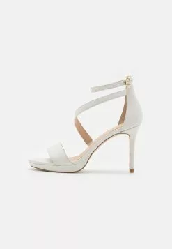 Anna Field LEATHER - High Heel Sandalette - White