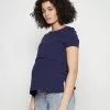 Anna Field MAMA MATERNITY LONG TEE - T-Shirt Basic - Dark Blue 1 Anna Field MAMA MATERNITY LONG TEE - T-Shirt Basic - Dark Blue -Anna Field Geschäft 655824ce3b5d4024913196d26ee01ac5