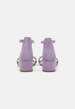 Anna Field LEATHER - Riemensandalette - Lilac -Anna Field Geschäft 6718bf6b34ef46c982610dd46b600360