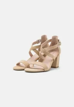Anna Field LEATHER - Riemensandalette - Beige -Anna Field Geschäft 695b5189abaa4faeb80bfe3454afc949