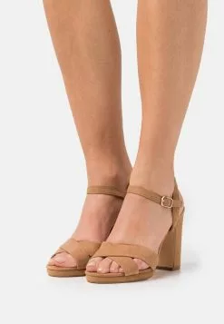 Anna Field Riemensandalette - Cognac