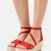 Anna Field Plateausandalette - Red -Anna Field Geschäft 76edd2bedc8a4dd0acf60df8c07dcced