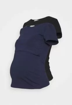 Anna Field MAMA NURSING 2er PACK - Basic T-shirt - T-Shirt Basic - Dark Blue/black -Anna Field Geschäft 7ef339094c6946628b79c9f31d4e5acc