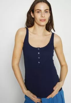 Anna Field MAMA WITH PRESS BUTTONS - Top - Dark Blue -Anna Field Geschäft 8bb6062a22ea41f3b94ebe9e46a5a09a