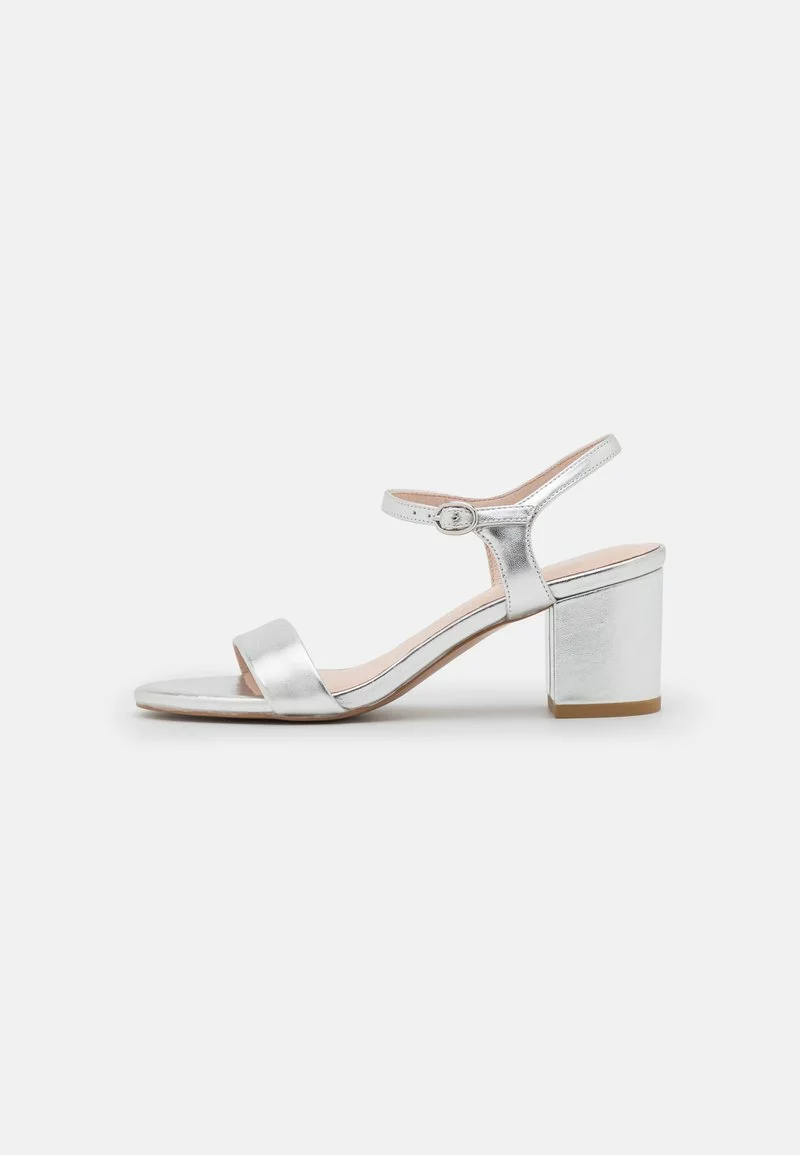 LEATHER - Riemensandalette - silver Anna Field LEATHER - Riemensandalette - Silver -Anna Field Geschäft 8cd6258a7d234c25b44ed8a1f69389d7