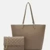 Anna Field SET - Handtasche - Taupe -Anna Field Geschäft 9af43f57fe20405da1bafbf66cfccf90