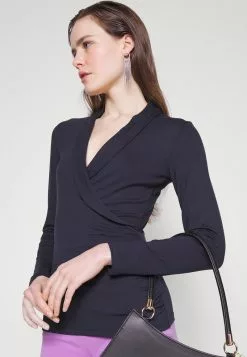 Anna Field Tall Langarmshirt - Dark Blue -Anna Field Geschäft a6bbfc7936a748d6826d632e33bad5dd