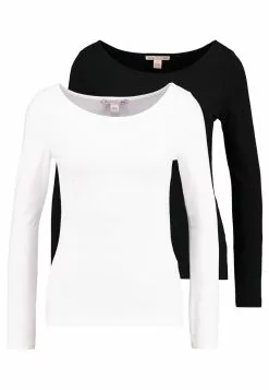 Anna Field Petite 2PACK - Langarmshirt - Black/white -Anna Field Geschäft b14000e1e71b455d87d89405c5f95cde 1
