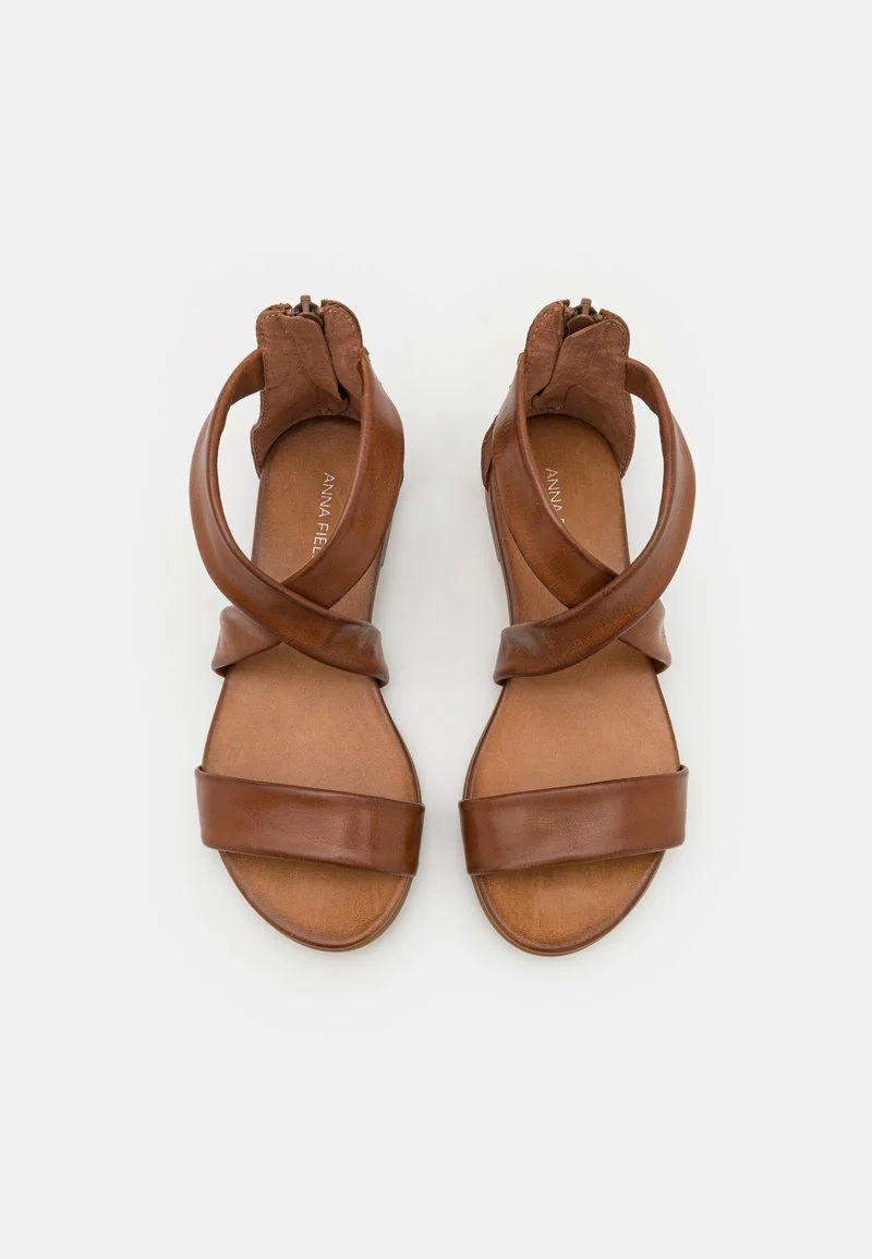LEATHER - Riemensandalette - cognac Anna Field LEATHER - Riemensandalette - Cognac -Anna Field Geschäft dd2f8f08df6f40a3825e3a32d4ca6d3f