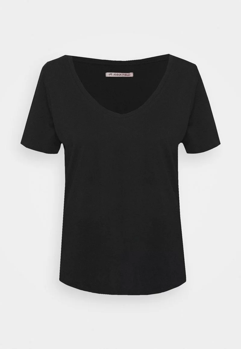 T-Shirt basic - black Anna Field T-Shirt Basic - Black -Anna Field Geschäft e3b57f37fbaa4eaba308d8a62fbc614a