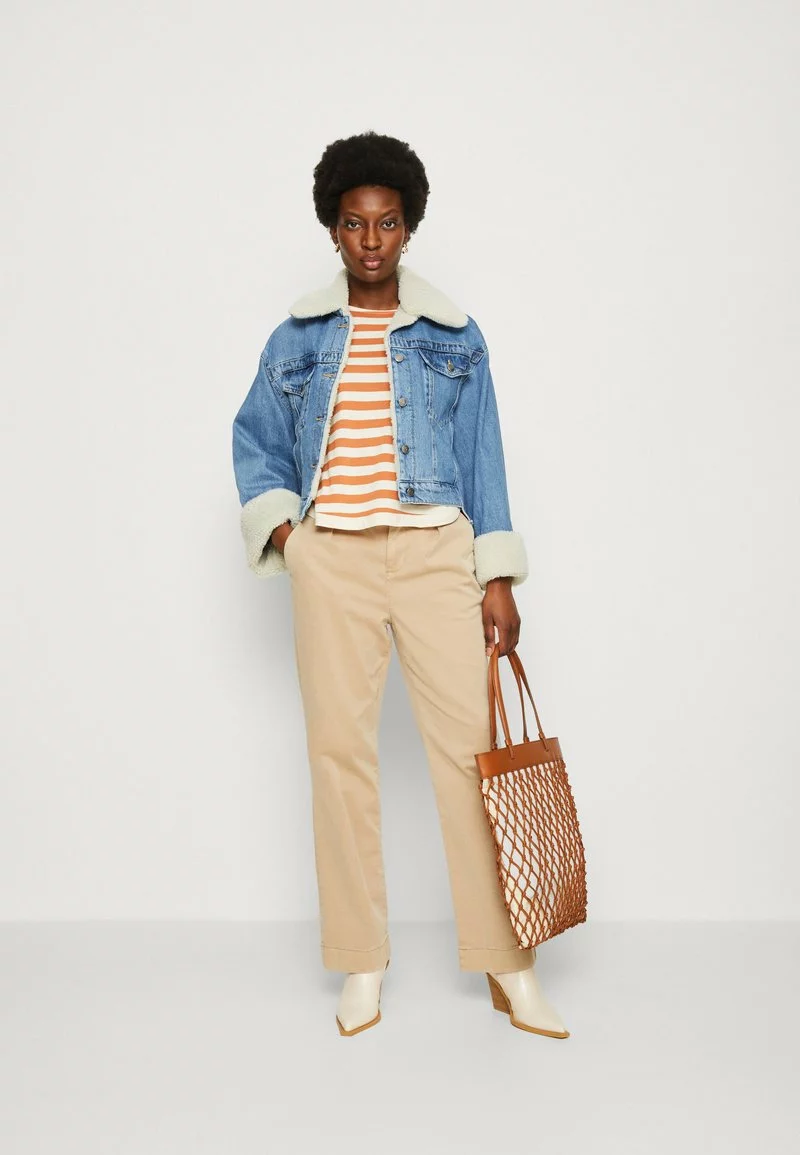 Langarmshirt - white/apricot Anna Field Langarmshirt - White/apricot -Anna Field Geschäft e9616fa9e6f24dd2962588f43d610816