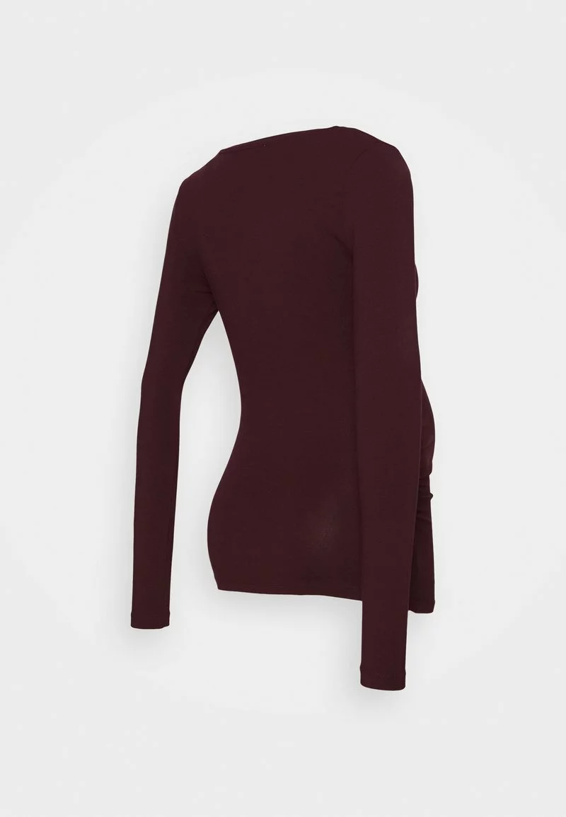 V NECK BASIC LONG SLEEVE TOP - Langarmshirt - bordeaux Anna Field MAMA V NECK BASIC LONG SLEEVE TOP - Langarmshirt - Bordeaux -Anna Field Geschäft f26056915f2b4950a19e67332322be42