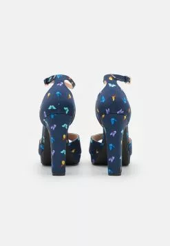 Anna Field Plateausandalette - Dark Blue -Anna Field Geschäft ffb51181d2a04ecf93904b38b45a8036